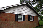 Rotted siding